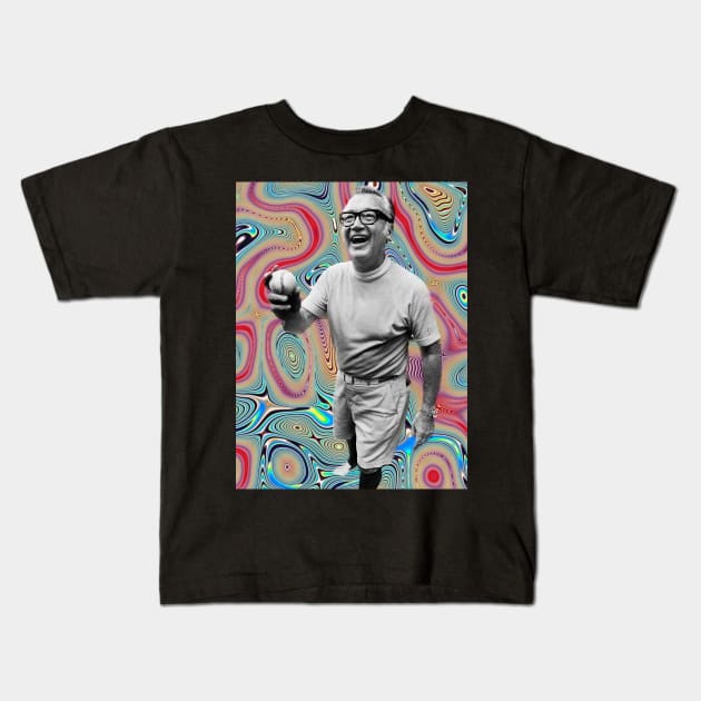 HARRY CARAY 60s Kids T-Shirt by ryanmpete